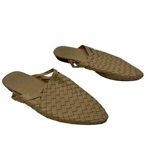 Elegant Woven Leather Mules